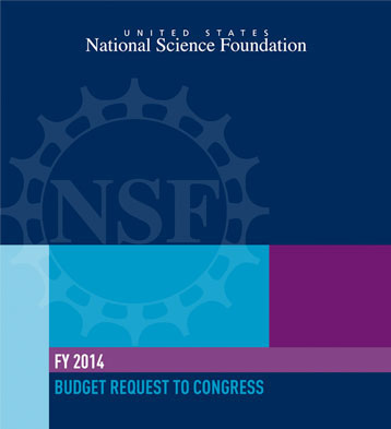 NSF FY 2014 Budget Request to Congress cover