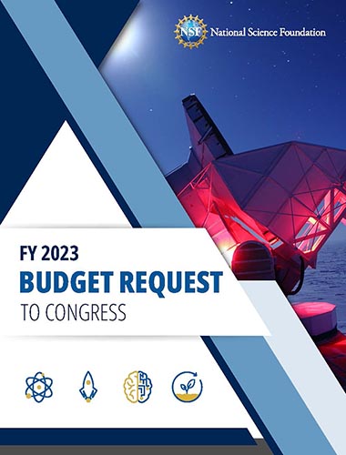 NSF FY 2023 Budget Request to Congress cover