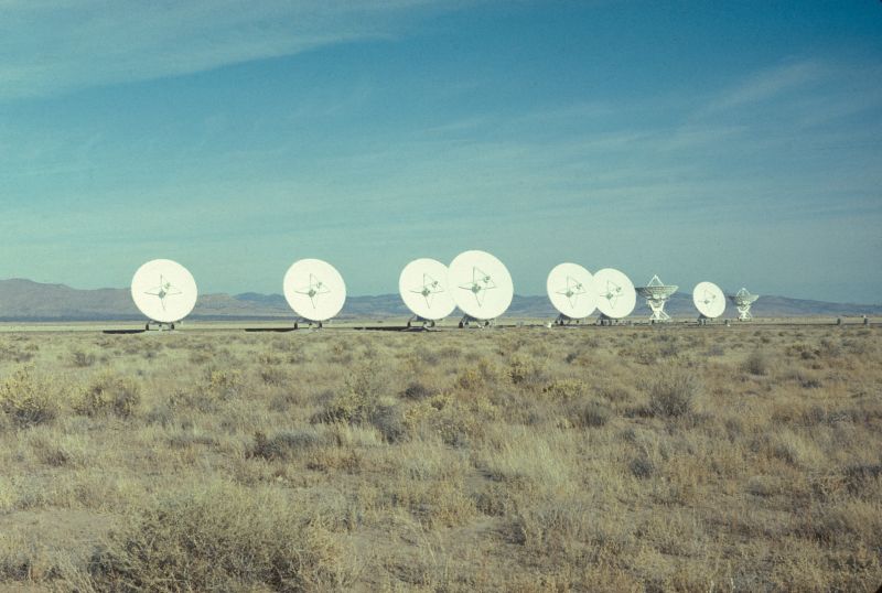An image of radio telescopes from 1979
