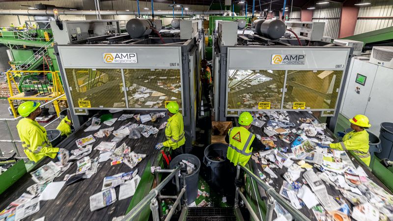 AMP Robotics recycling facility