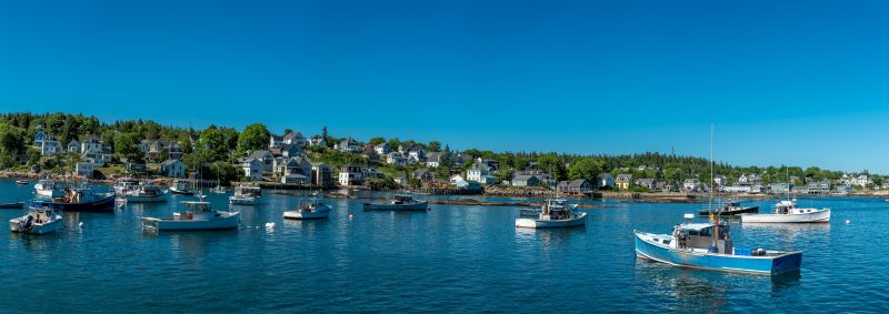 Fishing village in Maine