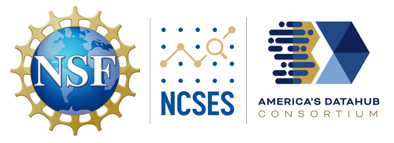 America's DataHub NCSES NSF logos