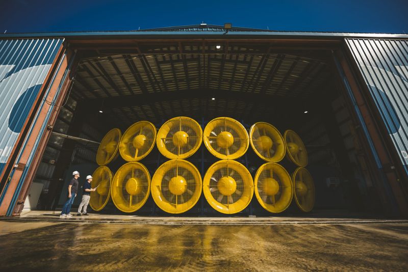 Hurricane wind tester at FIU
