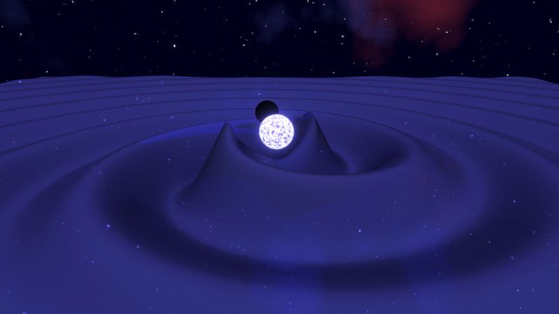 Gravitational wave artist's image