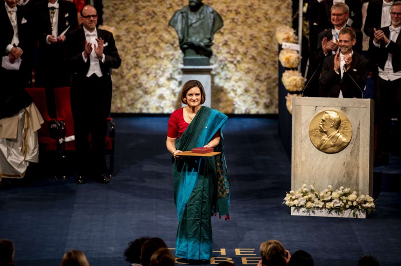 Duflo receives Nobel