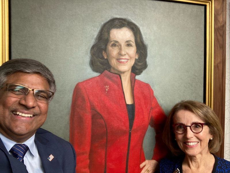 Cordova portrait unveiling