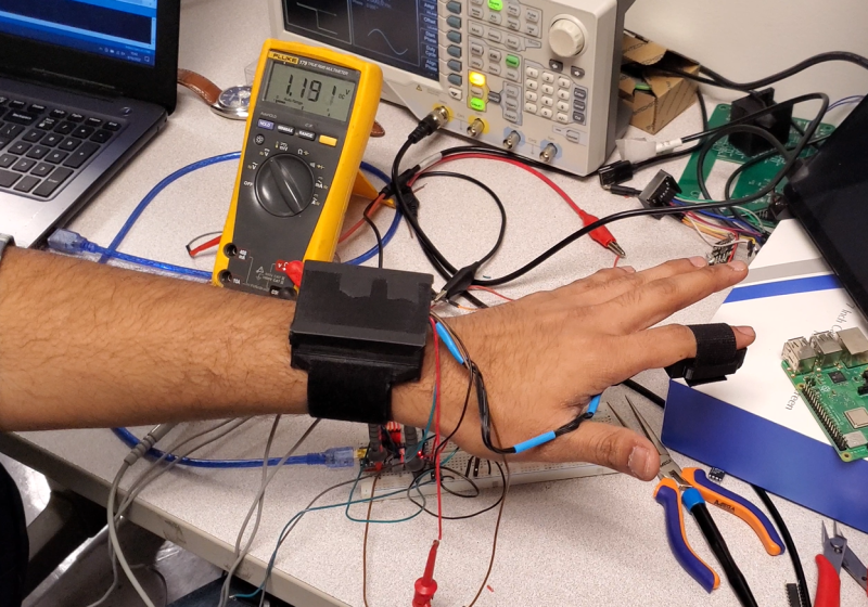 Prototype of new pulse oximeter