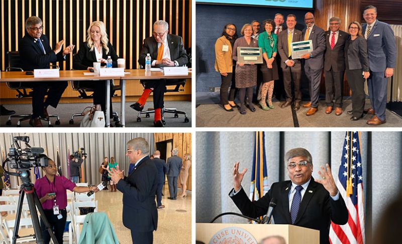 Director Panch collage of his weekly meetings