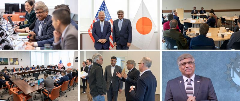 collage of photos of Dr. Panchanathan