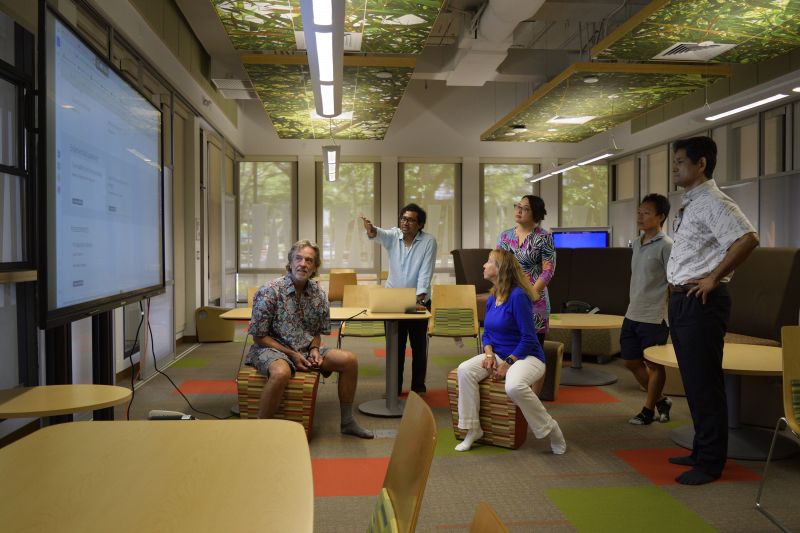 NRT Awardee University of Hawaii team planning their first year