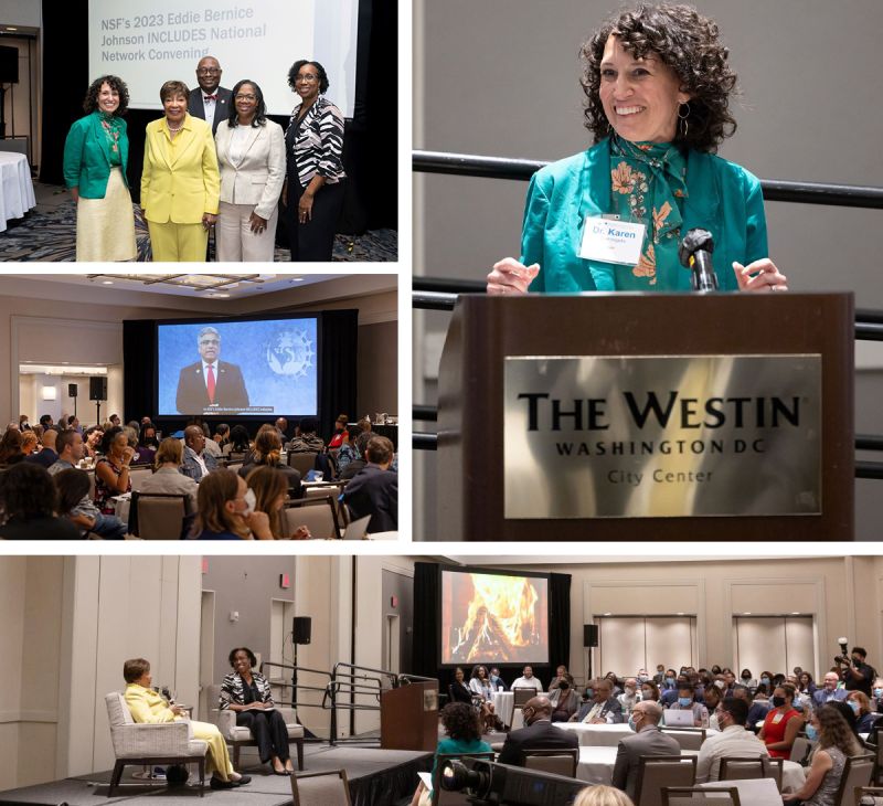 Director Panchanathan also gave opening remarks virtually for NSF's Eddie Bernice Johnson INCLUDES Initiative 2023 National Network Convening