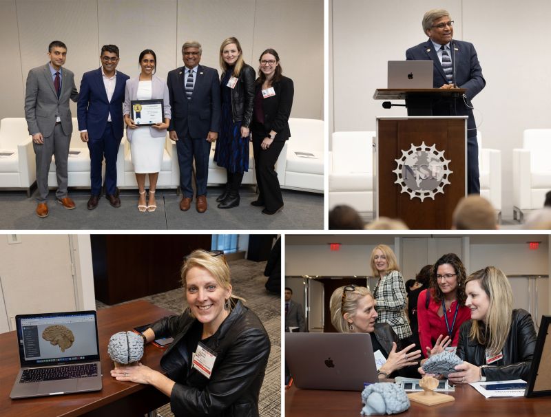 This week, U.S. National Science Foundation Director Sethuraman Panchanathan welcomed the nine winners of the Visionary Interdisciplinary Teams Advancing Learning (VITAL) Prize Challenge to NSF headquarters.