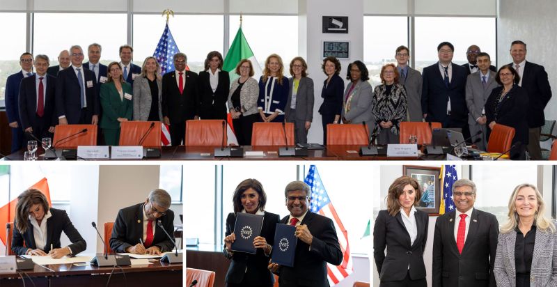 Director's Meeting with Italian Minister of University and Research at NSF Headquarters on April 9,2024