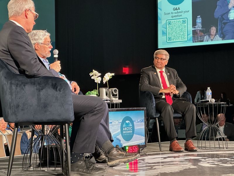 At the Arctic Encounter Symposium, Director Panchanathan took center stage alongside global leaders giving remarks that underscored the critical need for collaborative action in addressing the pressing challenges confronting the Arctic.