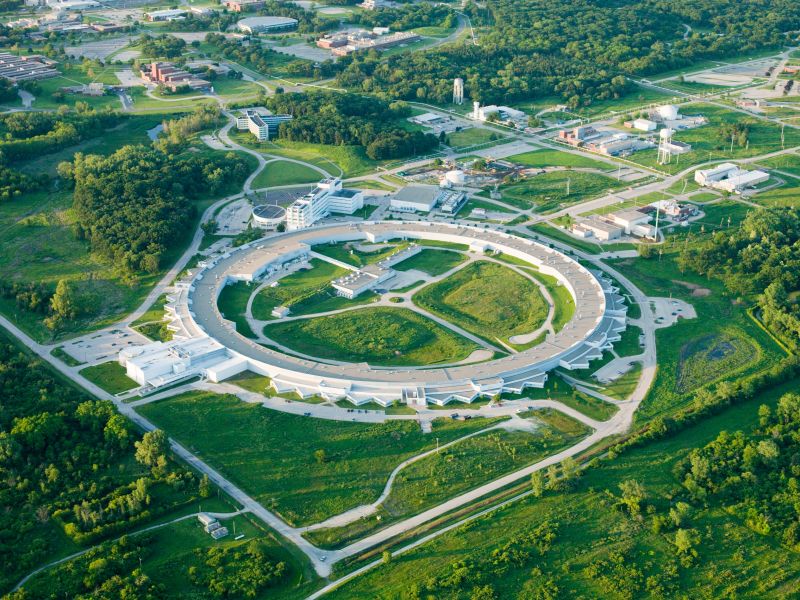 aerial view of the advanced photon source