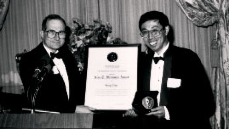 Dr. Gang Tian and Neal Lane, NSF Director
