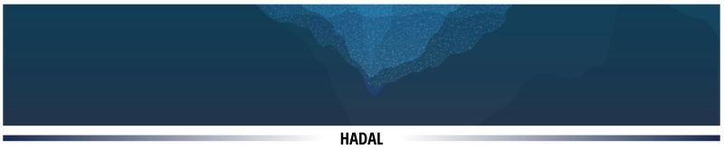 An illustration depicting the layers of the ocean by depth: sunlit, twilight, midnight, abyssal and hadal.