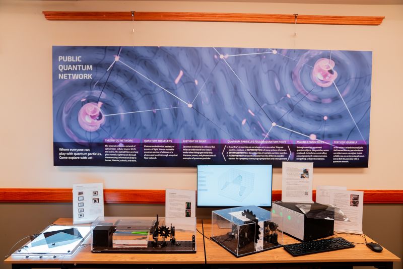 display installed at The Urbana Free Library