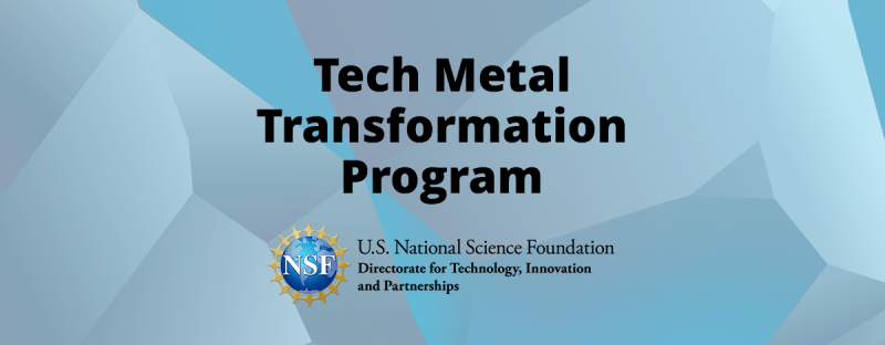 banner with text displayed saying Tech Metal Transformation Program