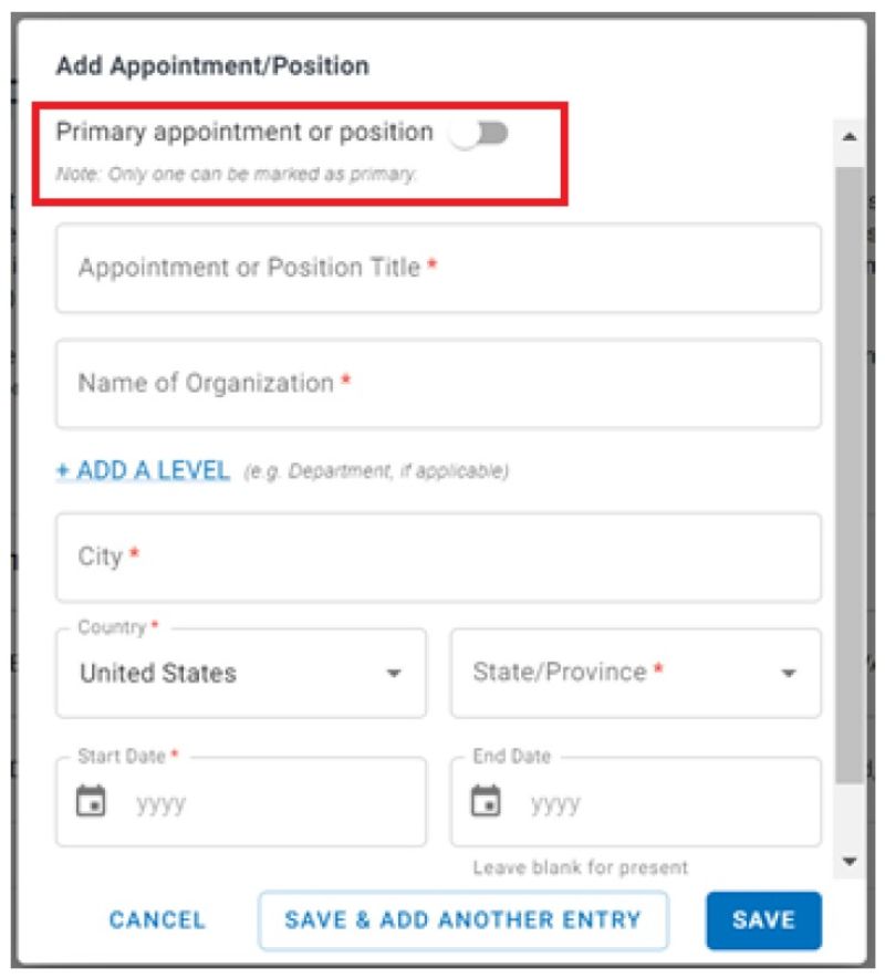 screen shot for sciencv faq