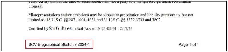 screen shot for sciencv faq