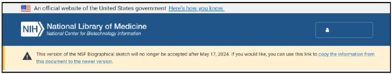screen shot for sciencv faq