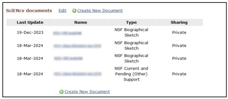 screen shot for sciencv faq