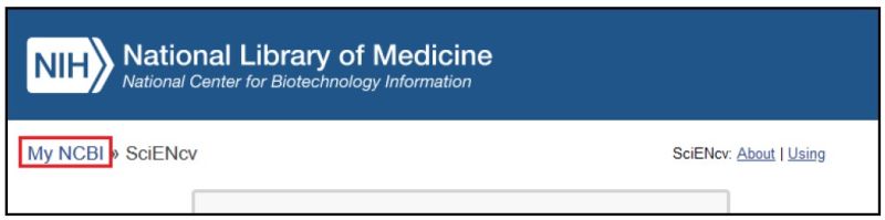 screen shot for sciencv faq