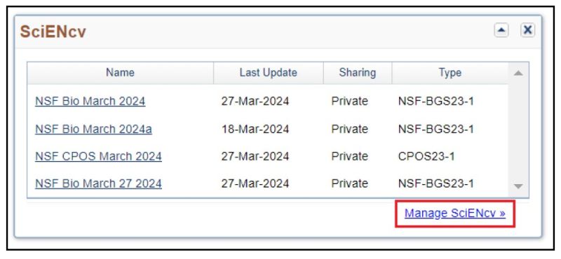 screen shot for sciencv faq
