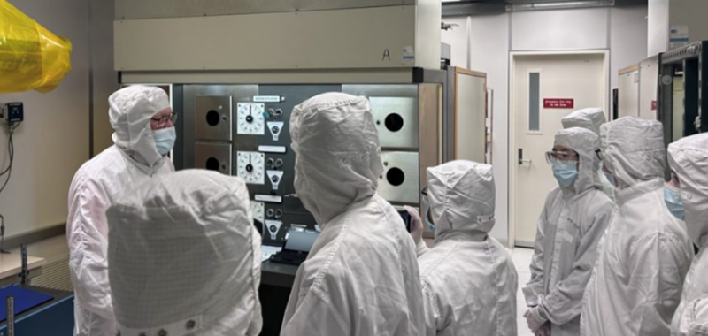 researchers in white coat