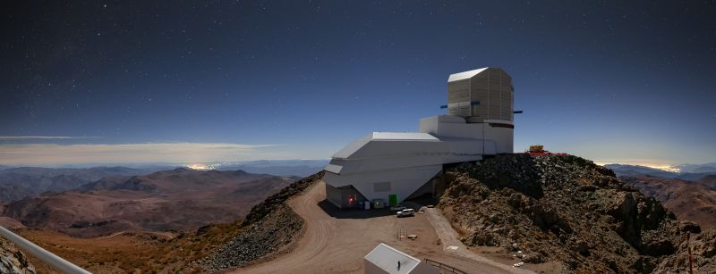 Science and Nature news On top of a desolate mountain is a large white building with a metallic dome.