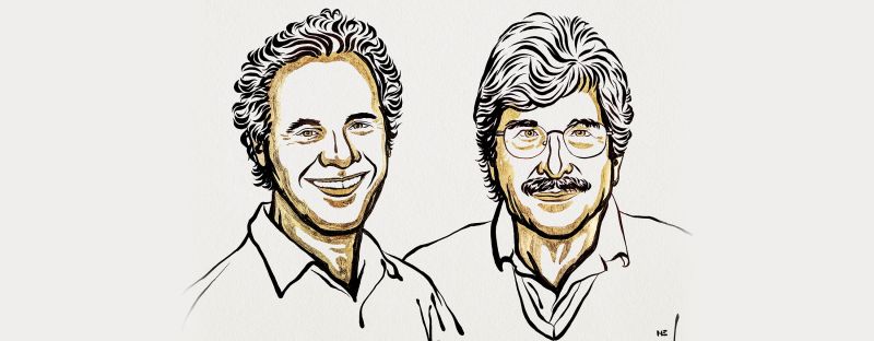 sketch portraits of two men