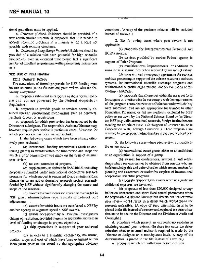 screen shot of of NSF manual 10