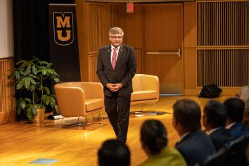 NSF Director Panchanathan delivers the first lecture in a new series at the University of Missouri.