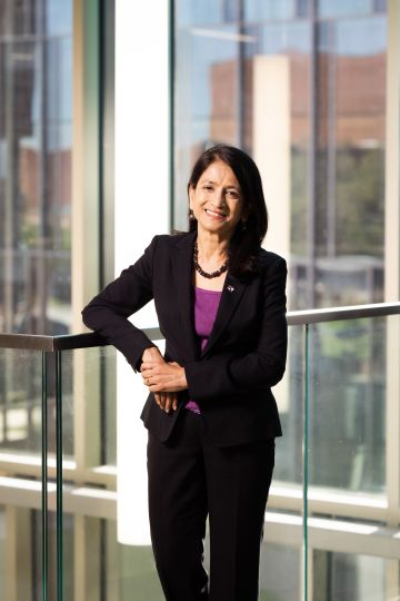 Photo of Dr. Rupa Iyer in black suit