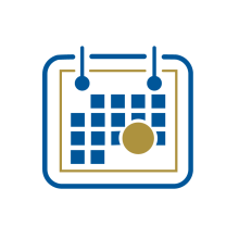 A calendar with a day highlighted.