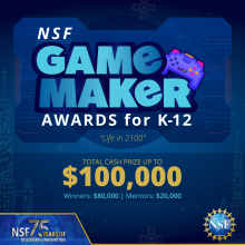 social media advertisement for game maker awards