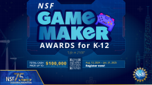 social media advertisement for game maker awards