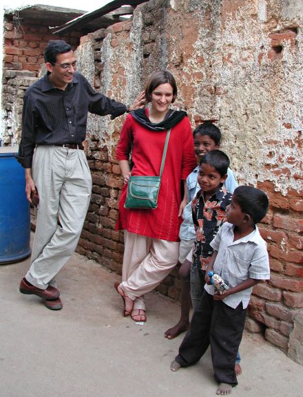 Banerjee and Duflo in India
