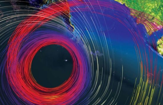 A three-dimensional simulation of Hurricane Katrina to better understand the science of storms.