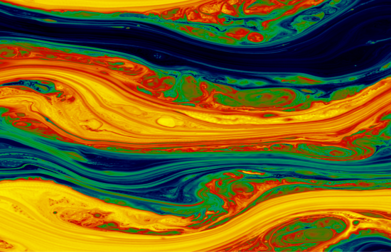 Turbulent mixing of a magnetized plasma
