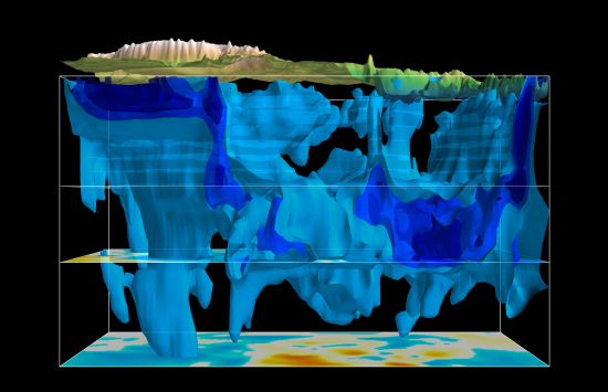 Three-dimensional, high-seismic wavespeed structures beneath East Asia from 50 km to 1000 km depth