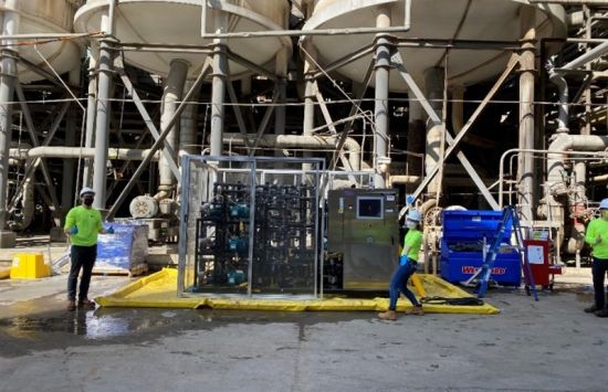 Installation of Via Separations' pilot system