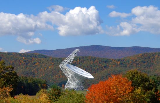 Green Bank Observatory in the fall
