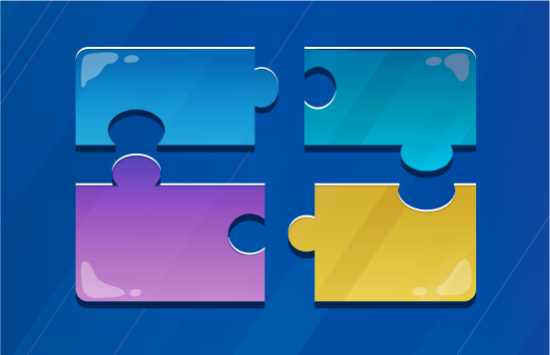 colorful puzzle pieces