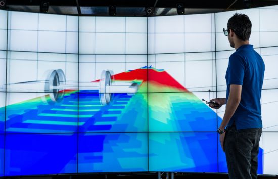 CAVE2 system simulation