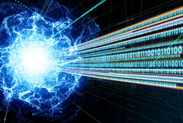 graphic representation of quantum technology