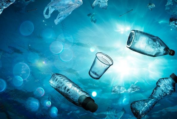 Plastics in ocean