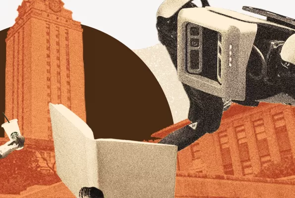 Roaming robots at University of Texas Austin