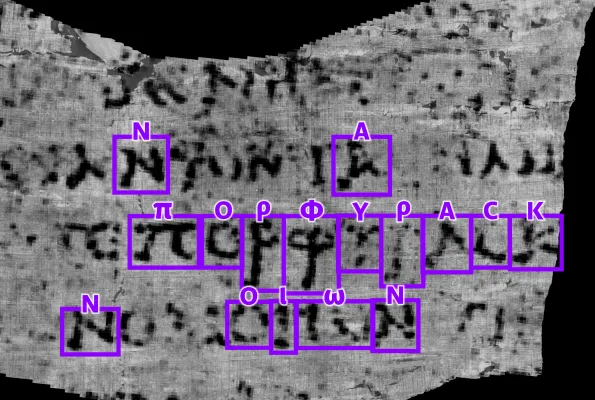 AI_ancient scrolls_first words